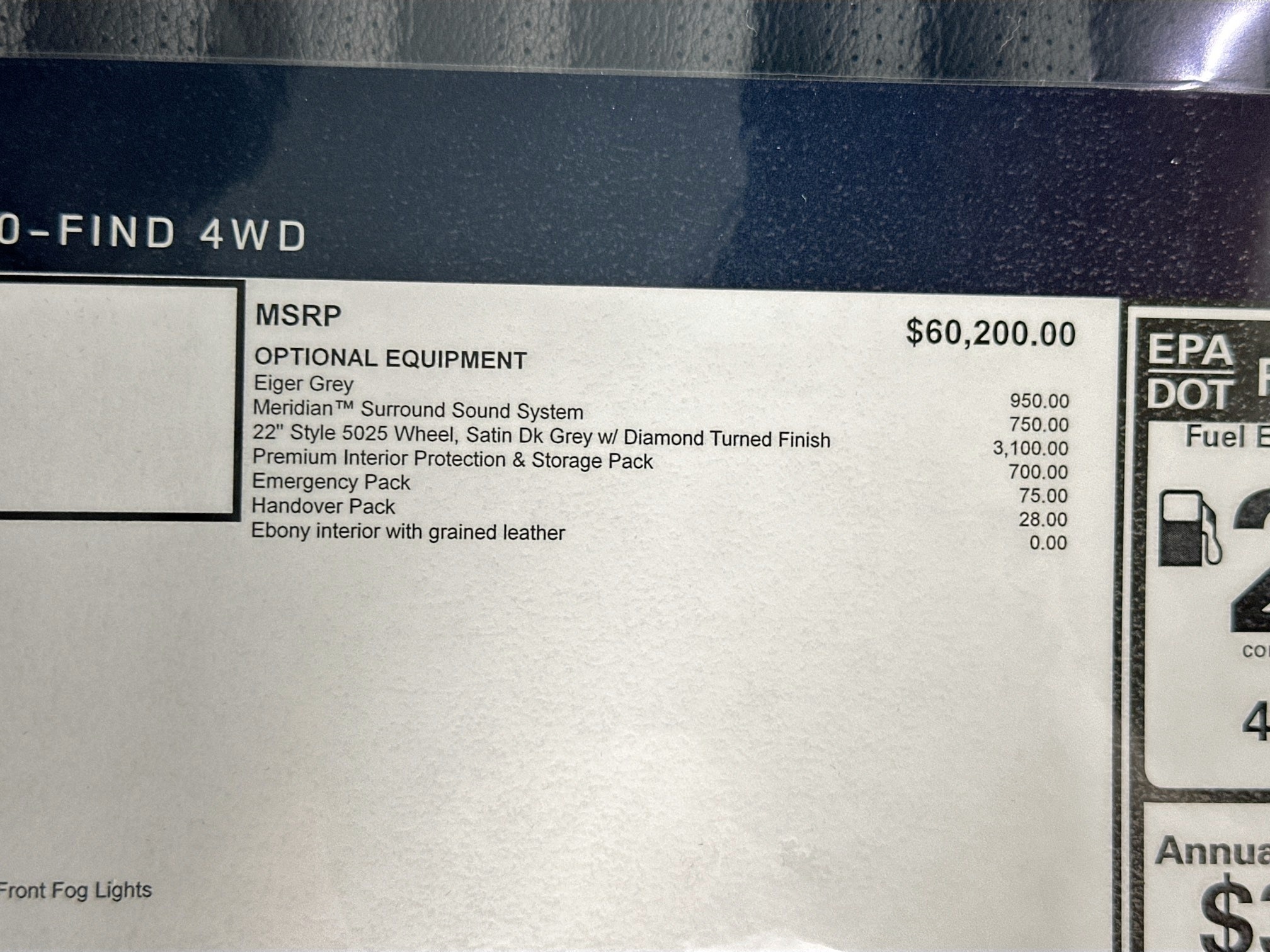 used 2025 Land Rover Discovery car, priced at $63,449