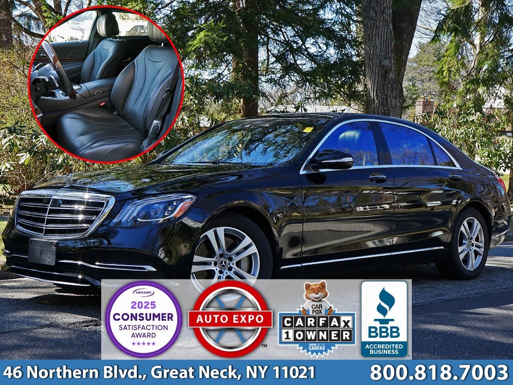 used 2018 Mercedes-Benz S-Class car, priced at $25,695