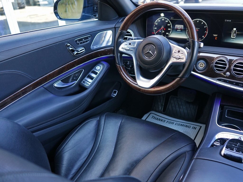 used 2018 Mercedes-Benz S-Class car, priced at $25,695