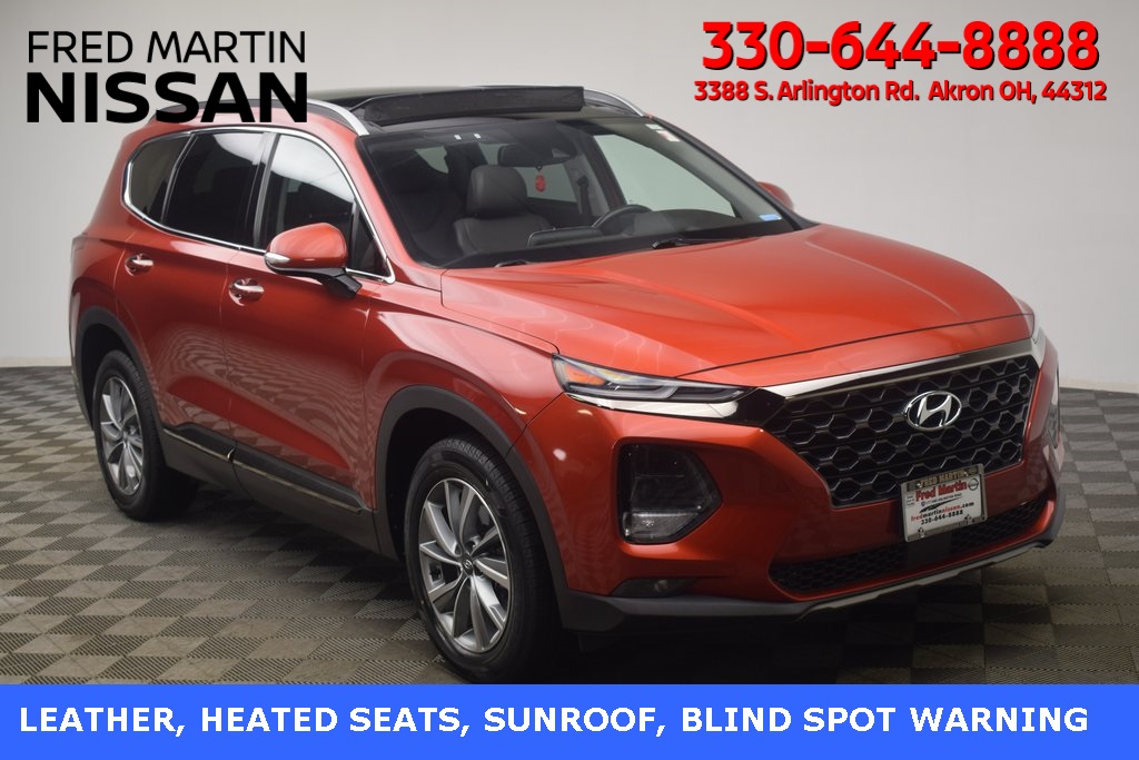 used 2019 Hyundai Santa Fe car, priced at $17,921