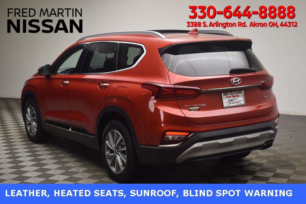 used 2019 Hyundai Santa Fe car, priced at $17,921