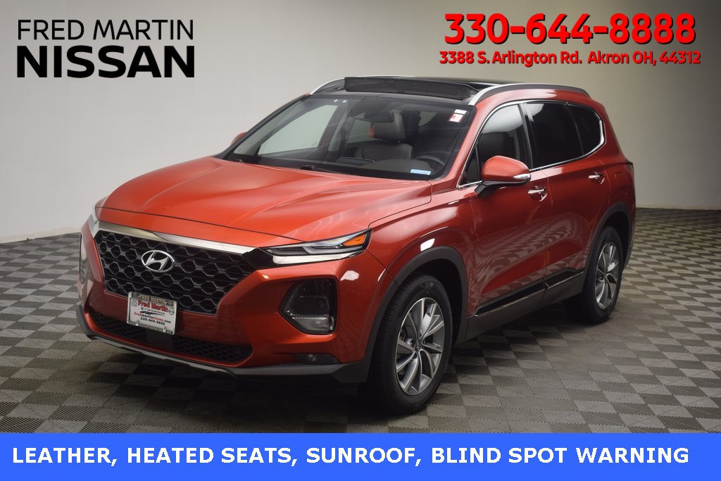 used 2019 Hyundai Santa Fe car, priced at $17,921