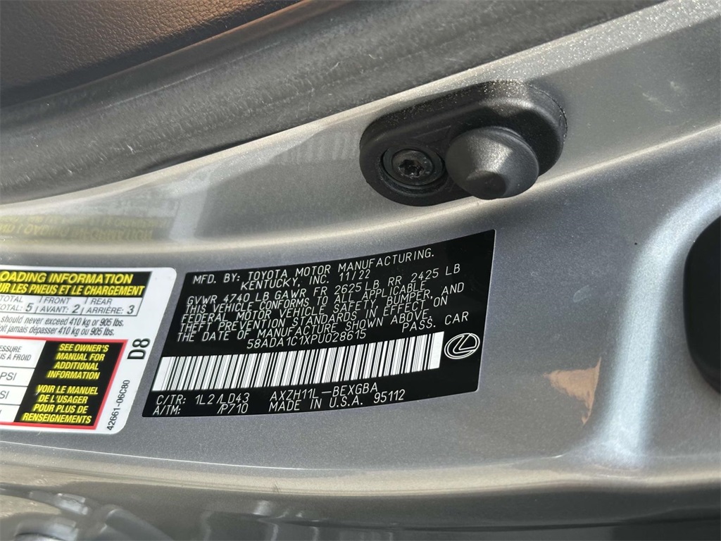 used 2023 Lexus ES car, priced at $41,975