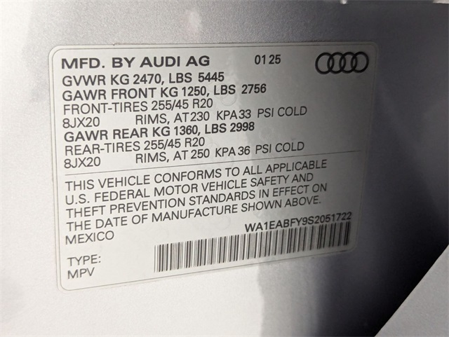 used 2025 Audi Q5 car, priced at $43,981