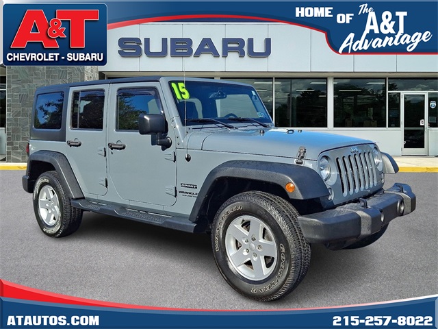 used 2015 Jeep Wrangler car, priced at $11,997