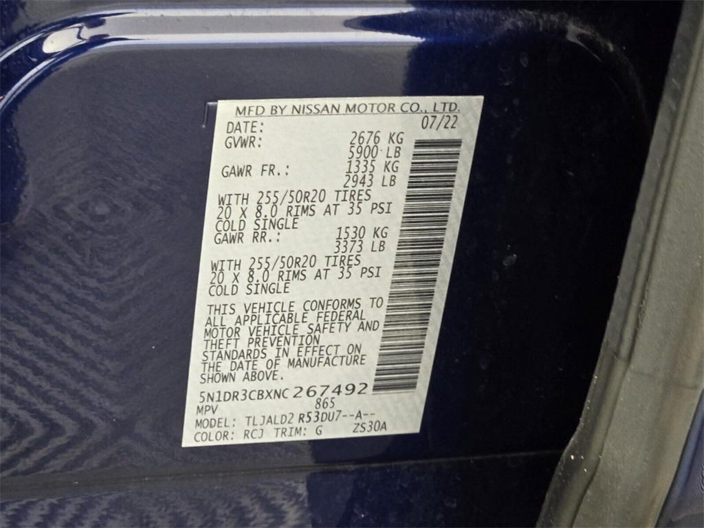 used 2022 Nissan Pathfinder car, priced at $21,900