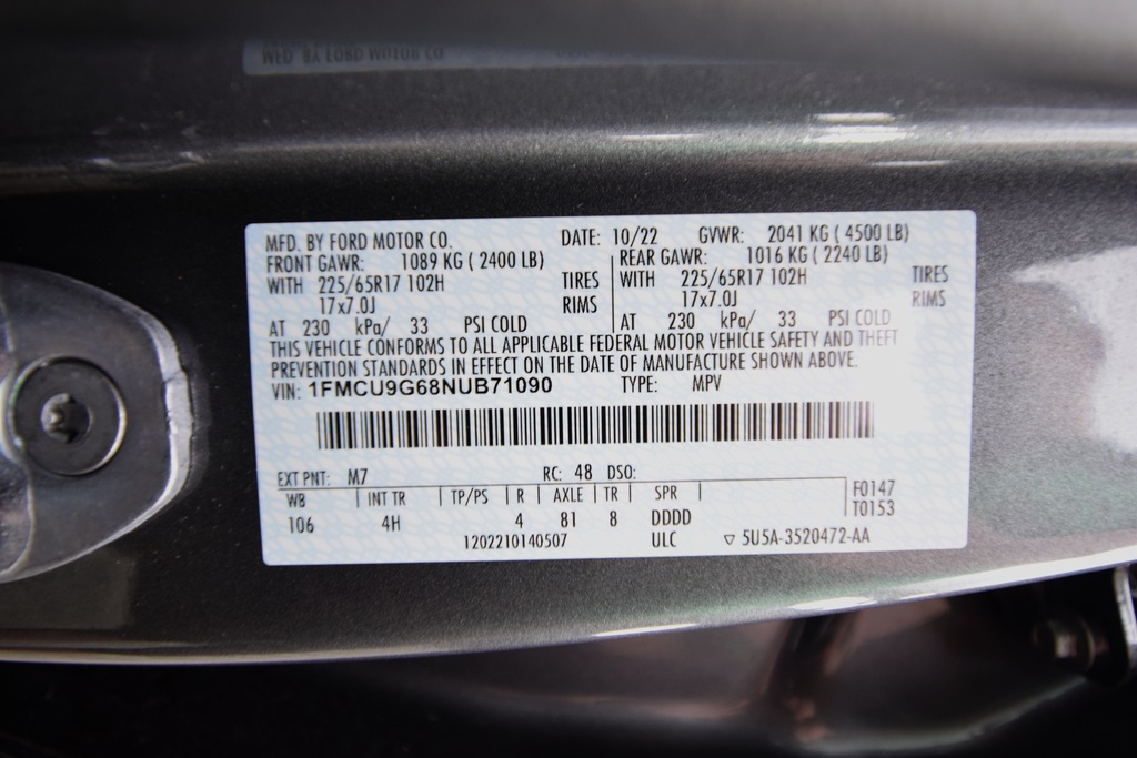 used 2022 Ford Escape car, priced at $23,200
