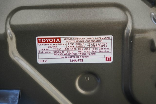 new 2026 Toyota Tacoma car, priced at $51,043