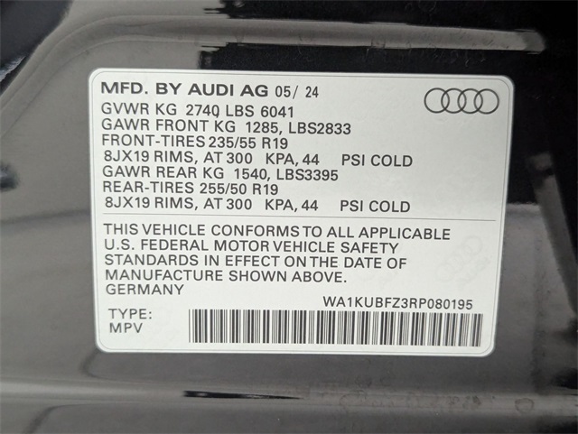 used 2024 Audi Q4 e-tron car, priced at $34,981