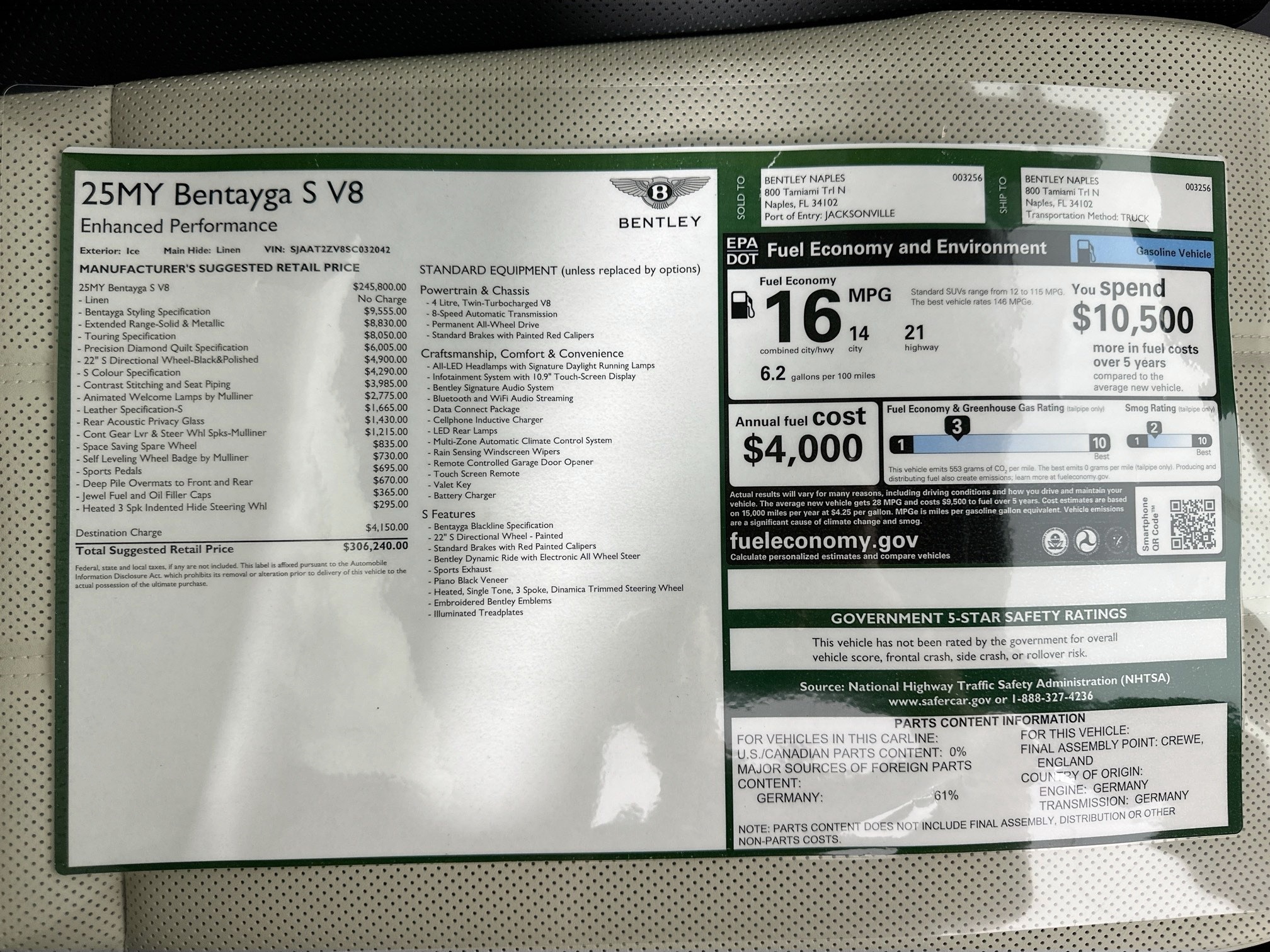 new 2025 Bentley Bentayga car