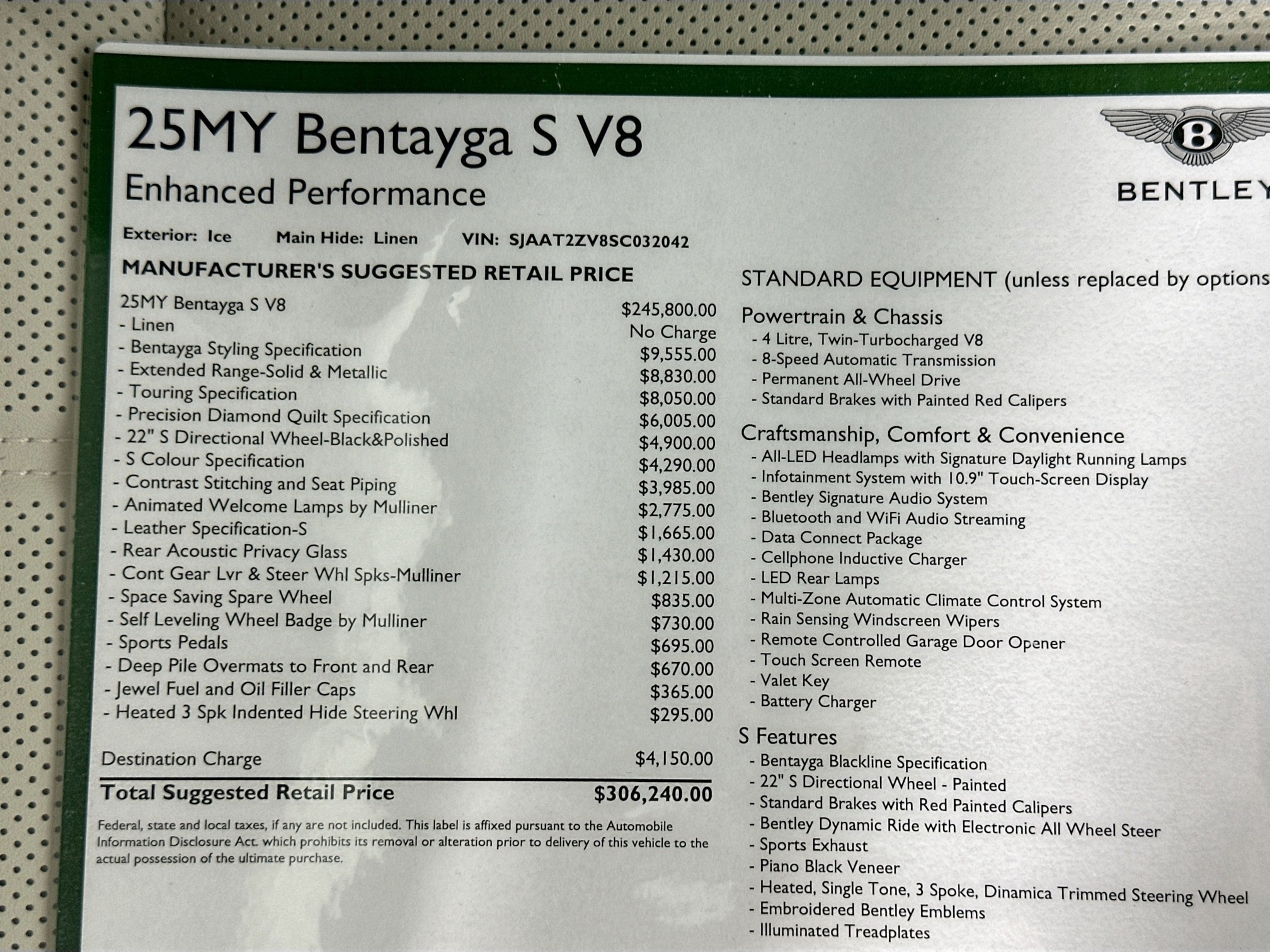 new 2025 Bentley Bentayga car