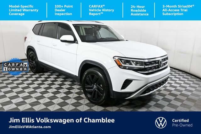 used 2021 Volkswagen Atlas car, priced at $22,200
