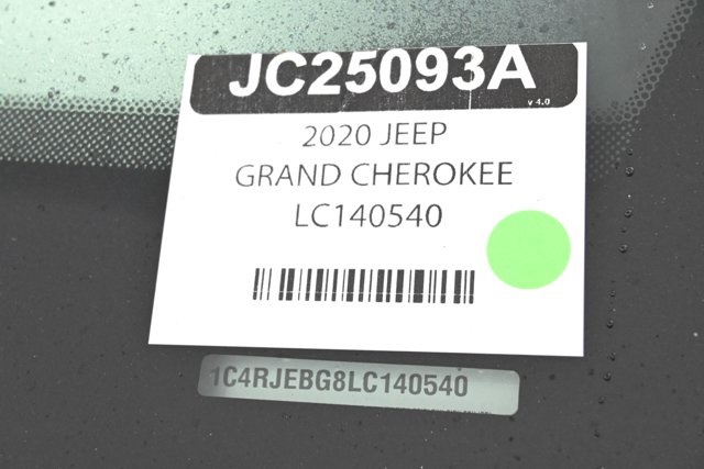 used 2020 Jeep Grand Cherokee car, priced at $23,454