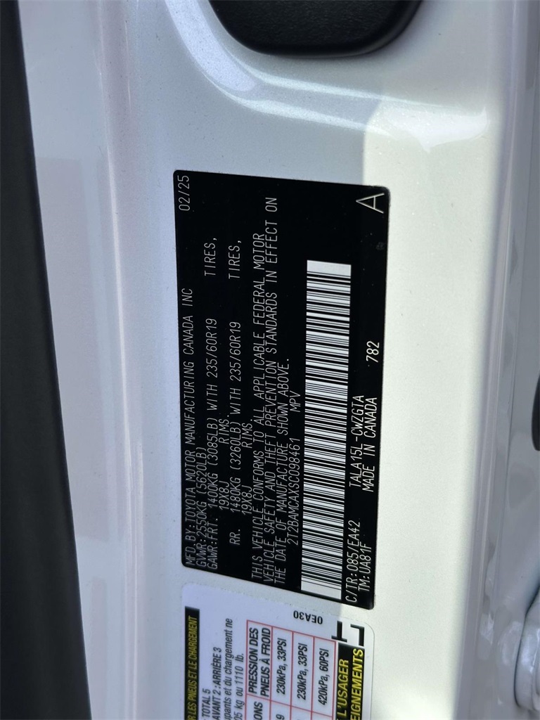 used 2025 Lexus RX car, priced at $54,295