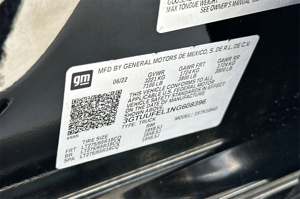 used 2022 GMC Sierra 1500 car, priced at $53,996