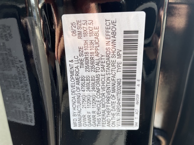 new 2026 Honda CR-V car, priced at $35,920