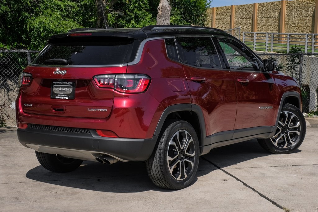 used 2022 Jeep Compass car, priced at $23,996