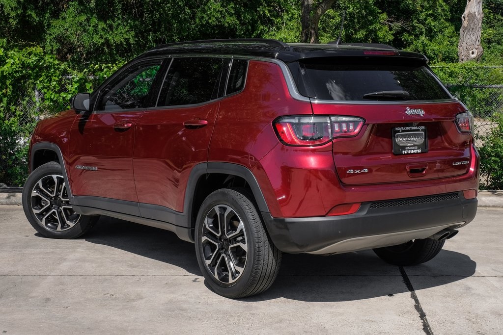 used 2022 Jeep Compass car, priced at $23,996