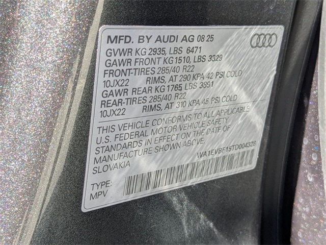 new 2026 Audi Q8 car, priced at $83,300