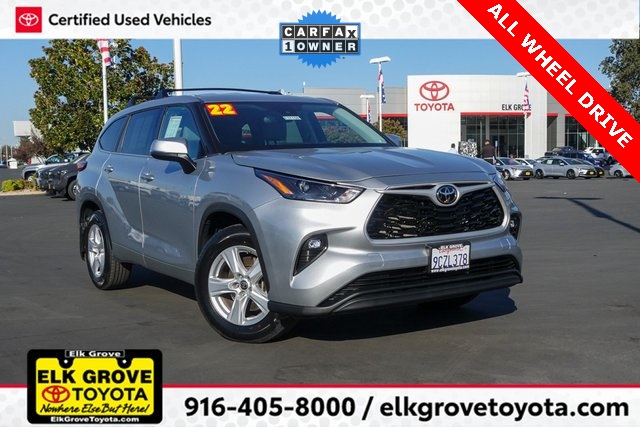 used 2022 Toyota Highlander car, priced at $32,622