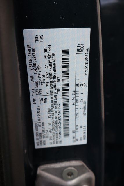 used 2019 Ford Escape car, priced at $12,400