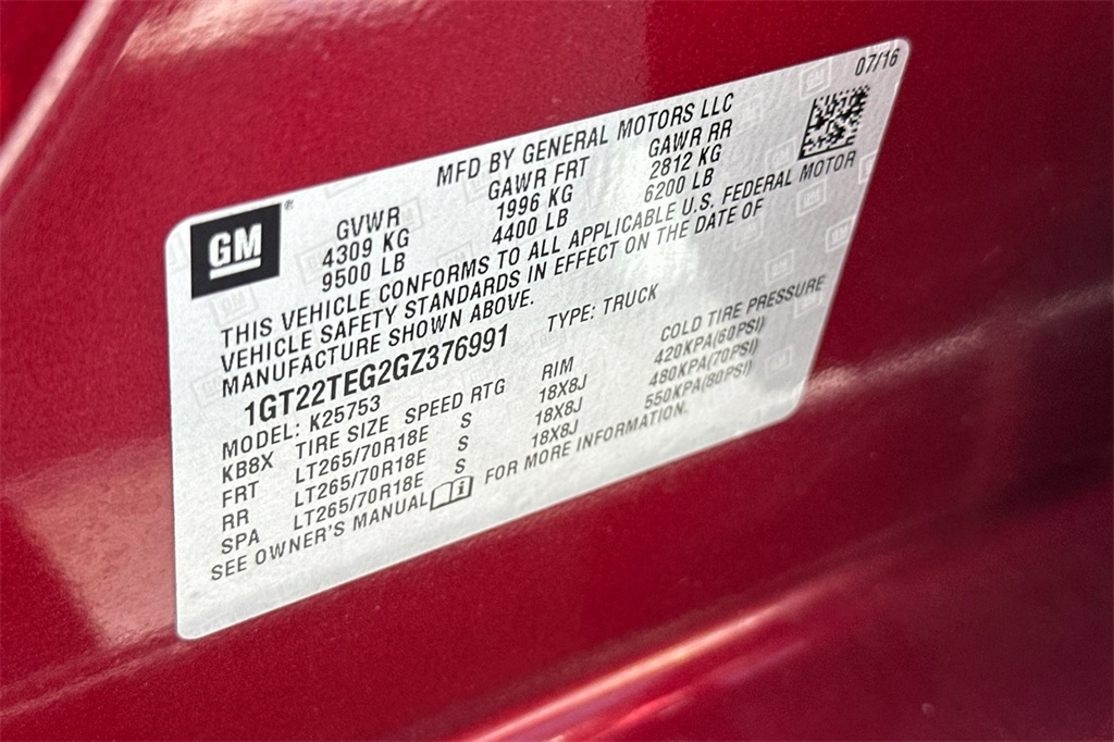 used 2016 GMC Sierra 2500HD car, priced at $37,991
