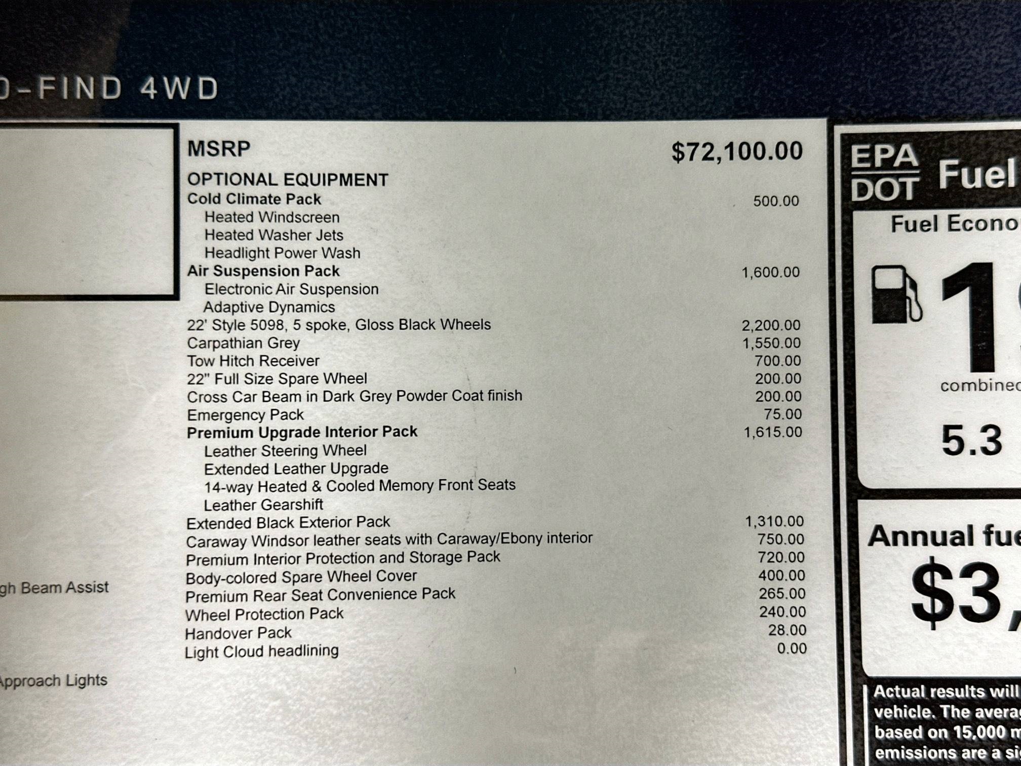 new 2025 Land Rover Defender 110 car, priced at $86,303