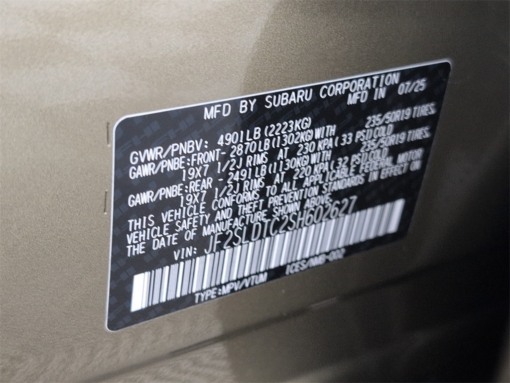 new 2025 Subaru Forester car, priced at $43,183