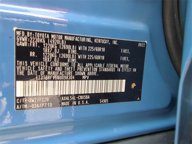 used 2022 Toyota RAV4 Hybrid car, priced at $30,911
