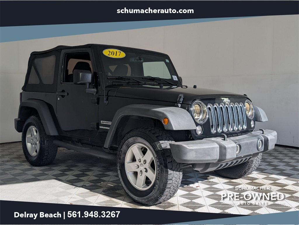 used 2017 Jeep Wrangler car, priced at $18,000