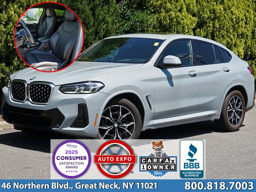 used 2022 BMW X4 car, priced at $35,095
