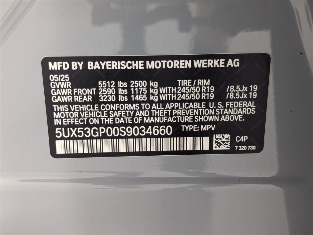 used 2025 BMW X3 car, priced at $59,255