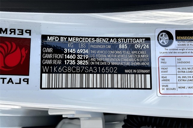 new 2025 Mercedes-Benz S-Class car, priced at $201,940