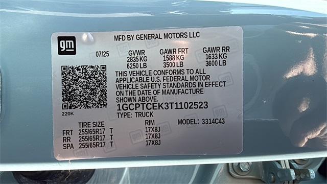 new 2026 Chevrolet Colorado car, priced at $48,070