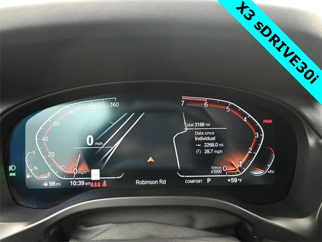 used 2023 BMW X3 car, priced at $35,922