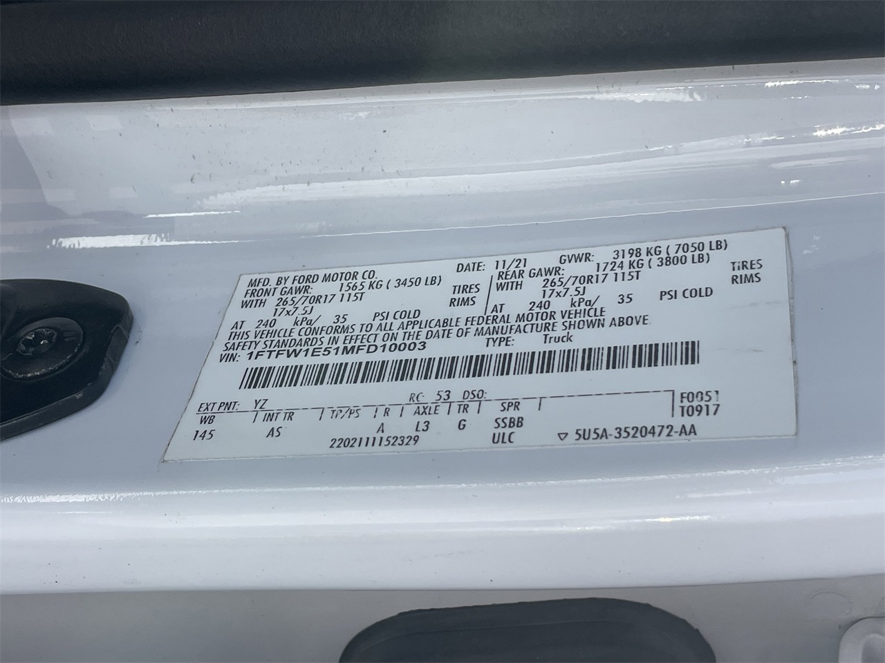 used 2021 Ford F-150 car, priced at $29,553