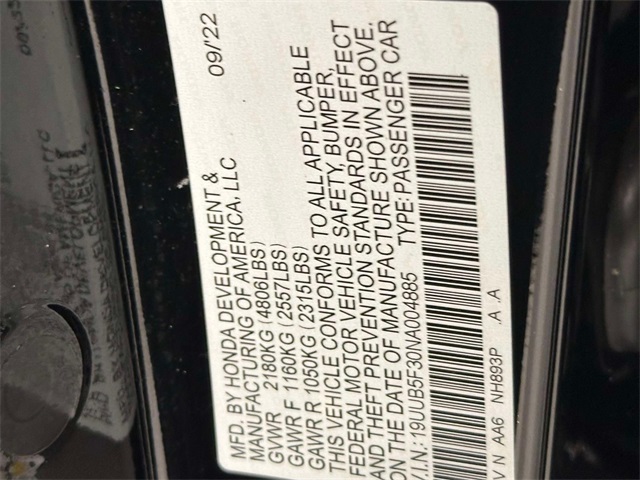 used 2022 Acura TLX car, priced at $27,893