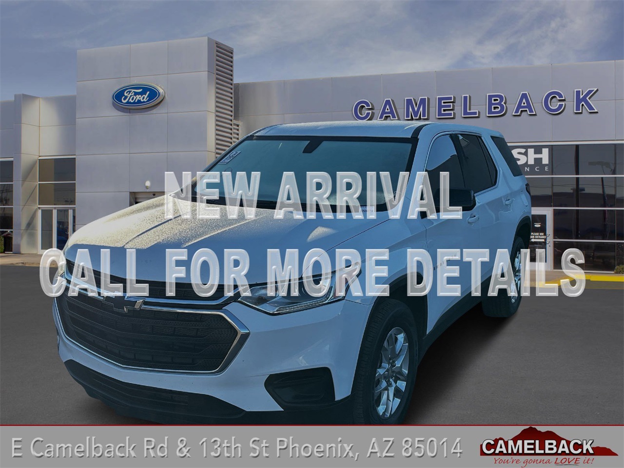 used 2020 Chevrolet Traverse car, priced at $16,476