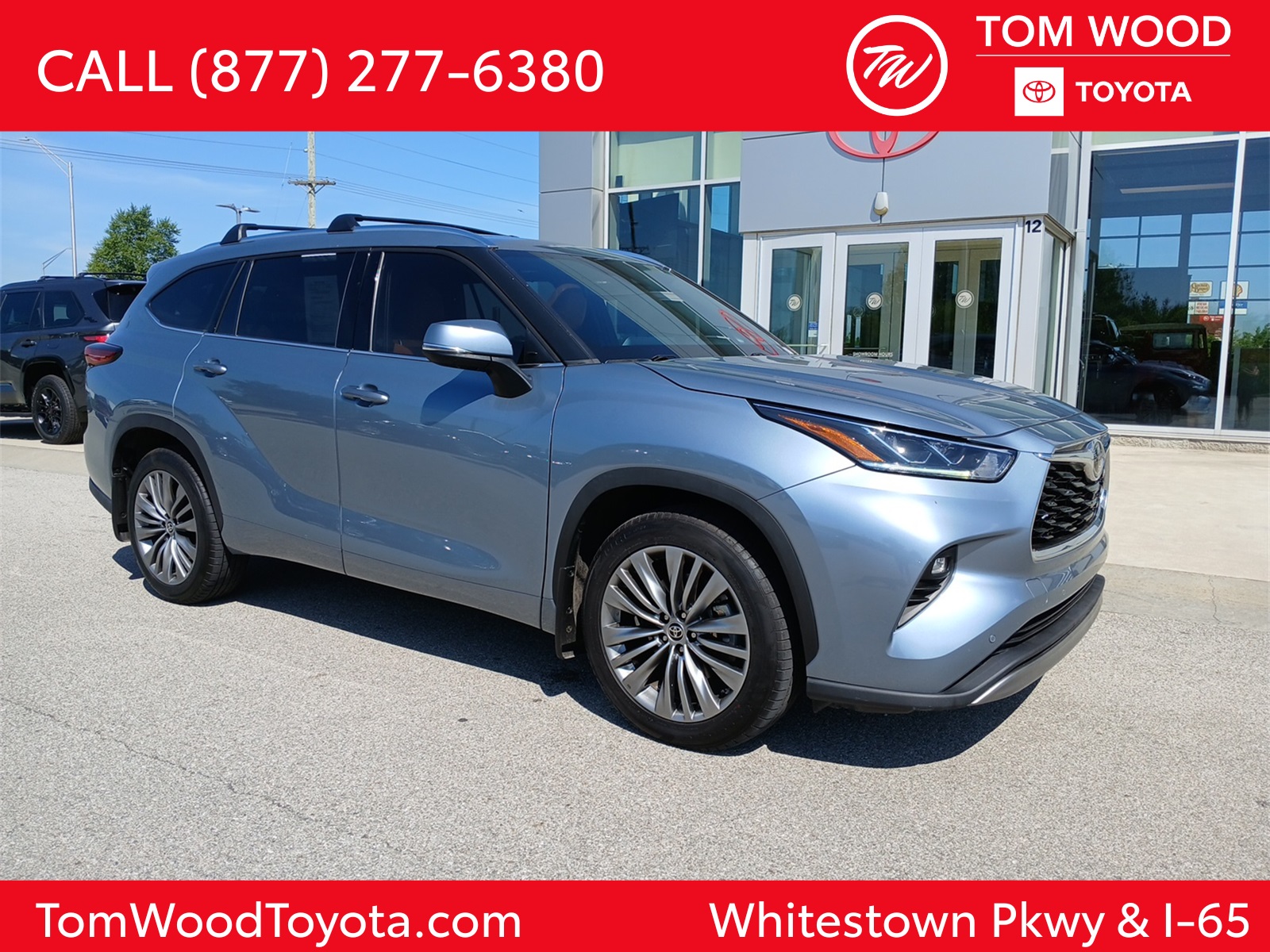 used 2022 Toyota Highlander car, priced at $45,948