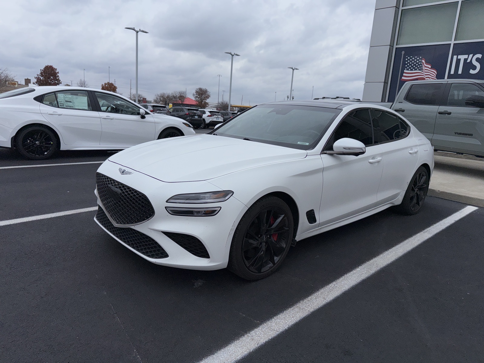 used 2023 Genesis G70 car, priced at $33,218