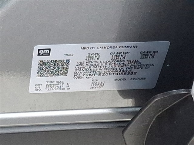 used 2023 Chevrolet TrailBlazer car, priced at $21,950