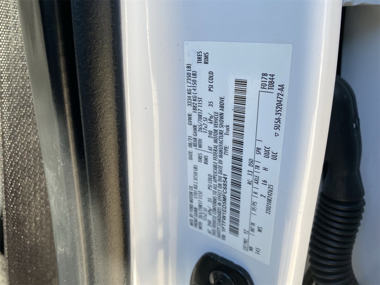 used 2021 Ford F-150 car, priced at $31,111
