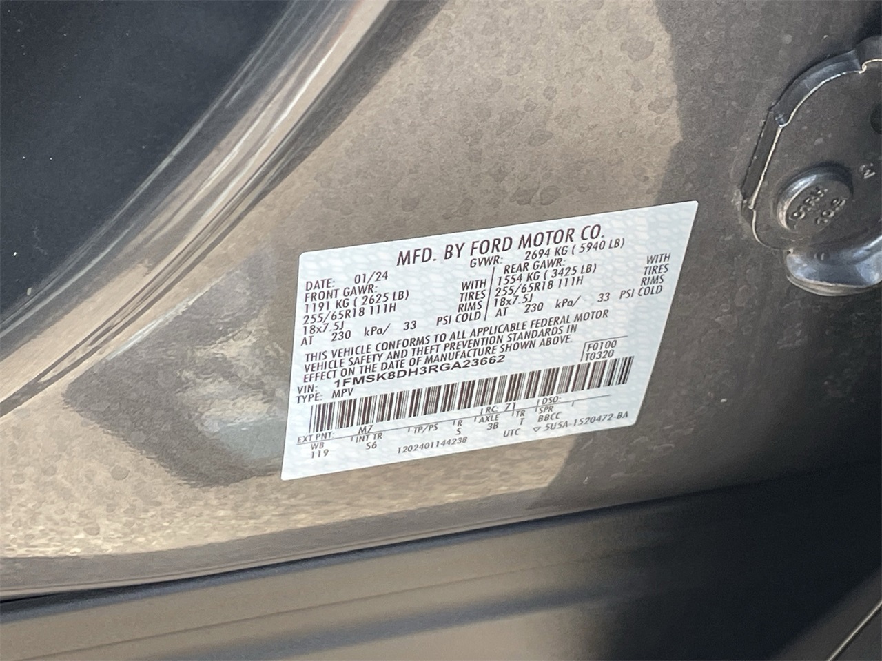 used 2024 Ford Explorer car, priced at $30,903