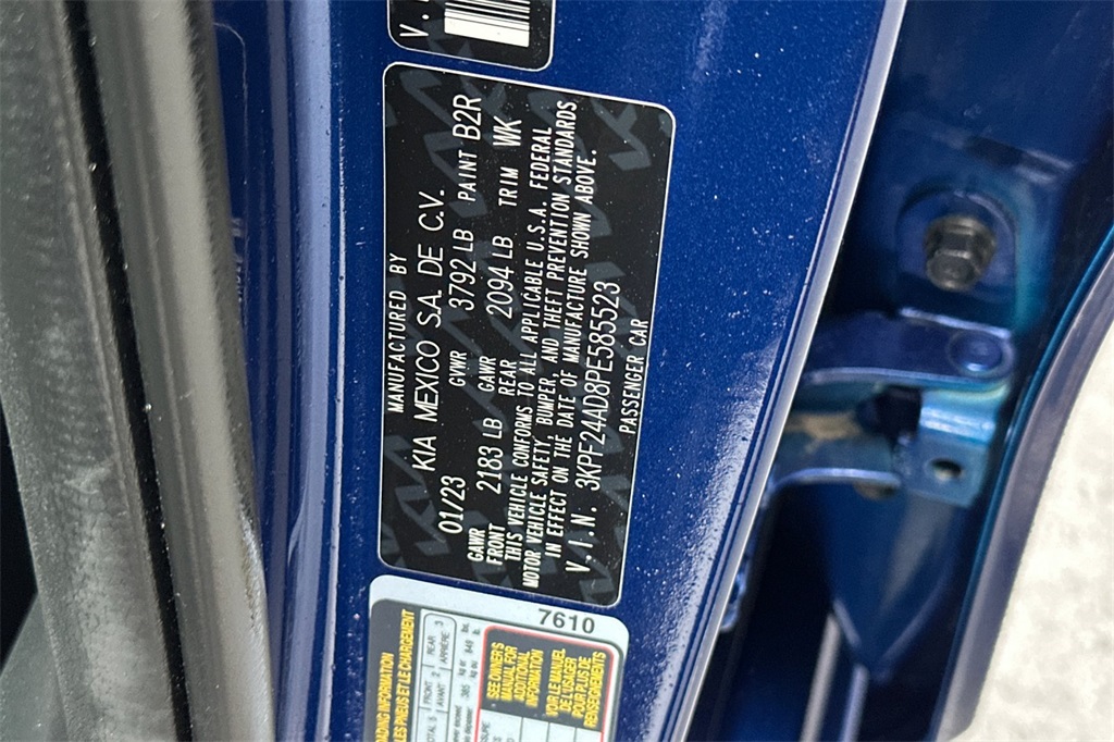 used 2023 Kia Forte car, priced at $17,923