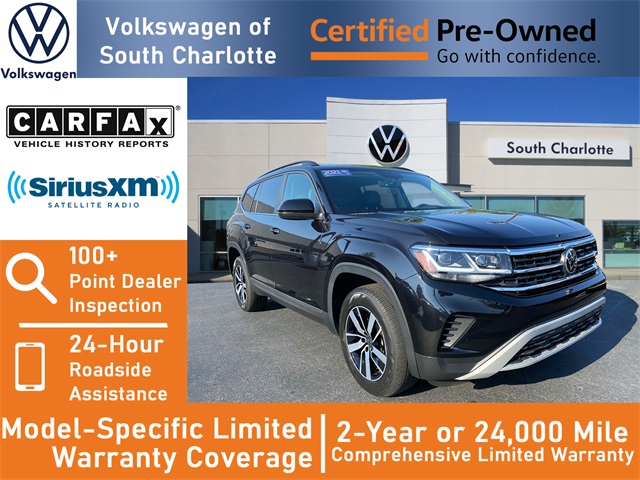 used 2021 Volkswagen Atlas car, priced at $26,138