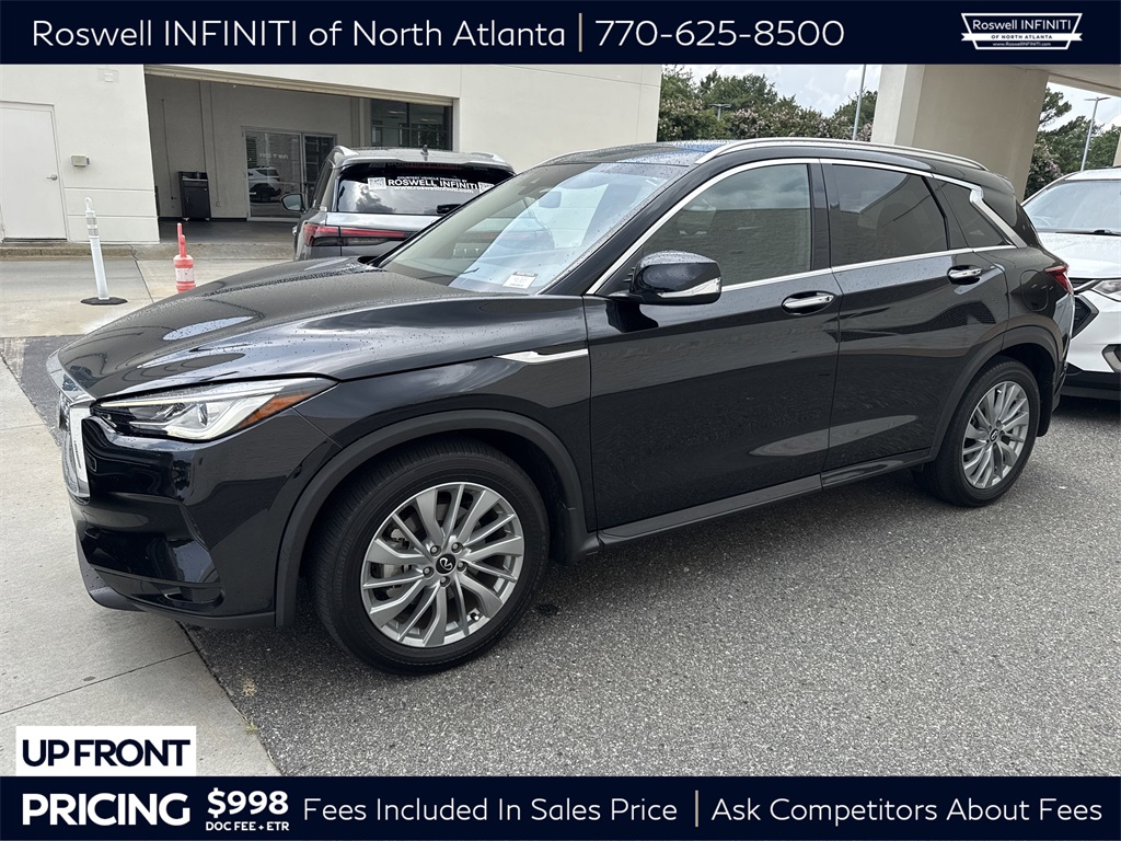 used 2023 INFINITI QX50 car, priced at $27,998