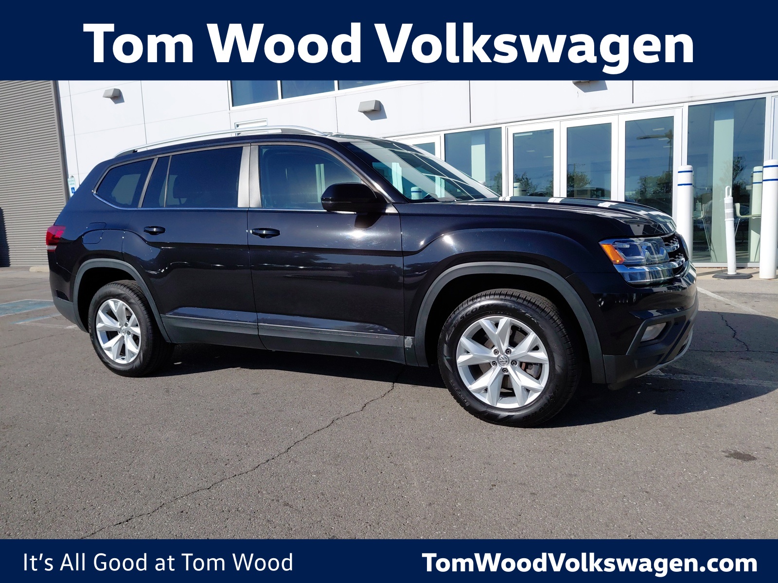 used 2018 Volkswagen Atlas car, priced at $17,500
