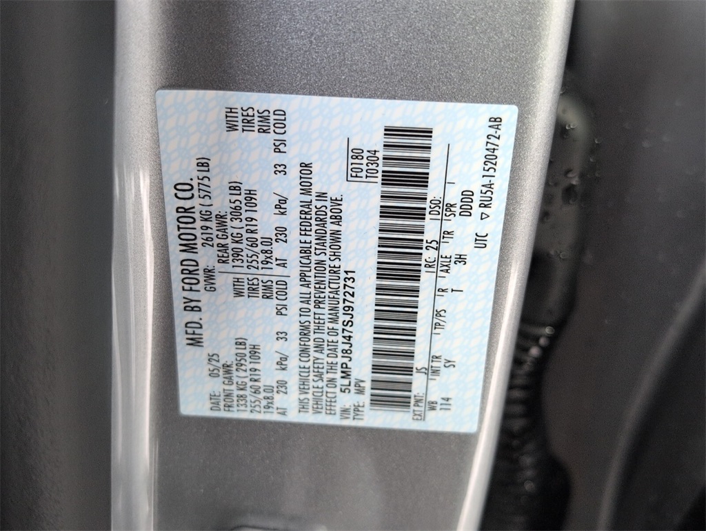 new 2025 Lincoln Nautilus car, priced at $55,234