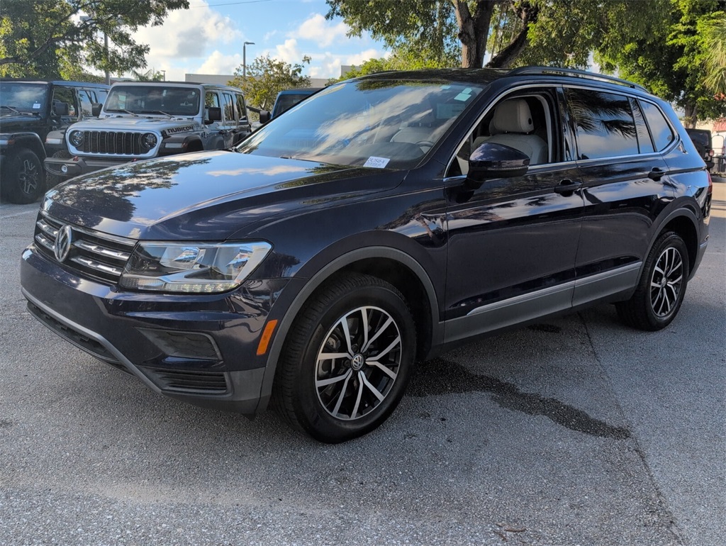 used 2021 Volkswagen Tiguan car, priced at $13,878