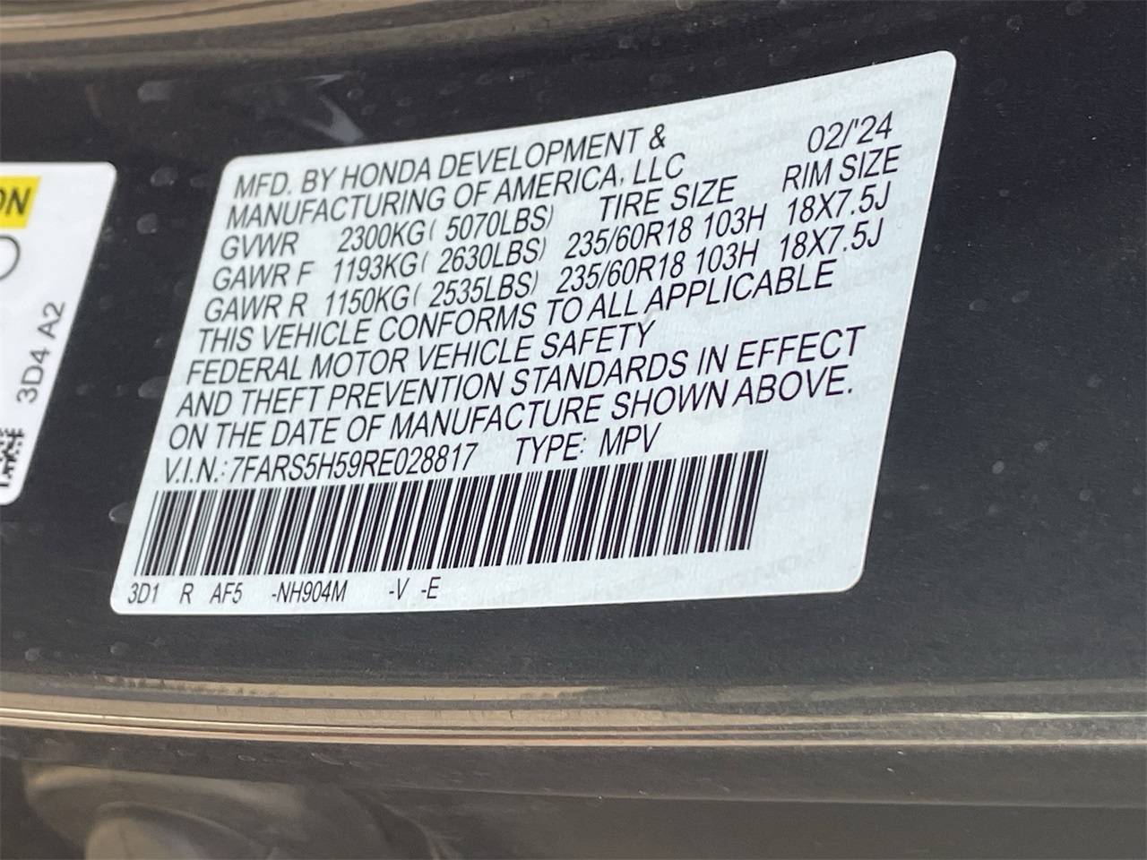 used 2024 Honda CR-V Hybrid car, priced at $30,983